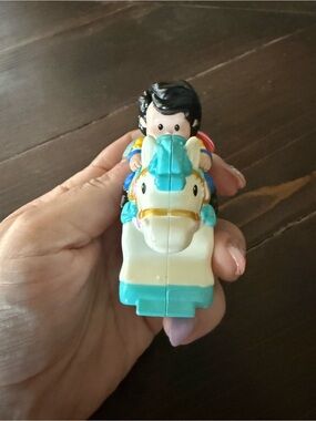 Fisher Price Little People Klip Klop Prince Eric Horse Rare